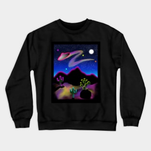 UFO Desert Party Crewneck Sweatshirt